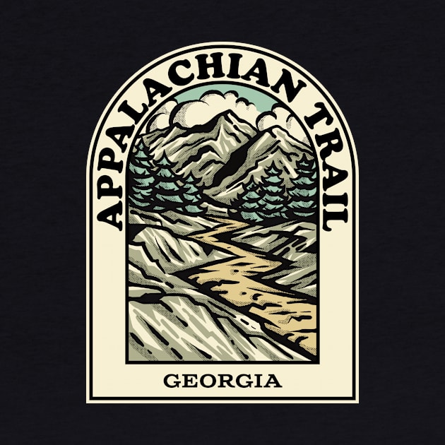 Appalachian Trail Georgia hiking backpacking trail by HalpinDesign